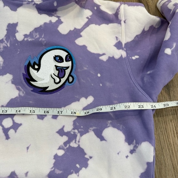 Team Ninja X Jessica Blevins Gamer Hoodie Size L Purple Tie Dye Sweatshirt Audio - Picture 6 of 8